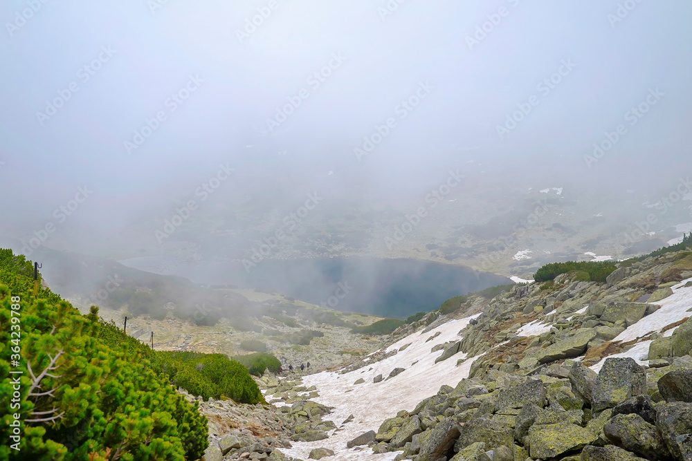Foggy Weather in Mountains in Bulgaria 2