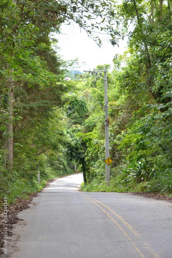 Obraz premium A road heading to...