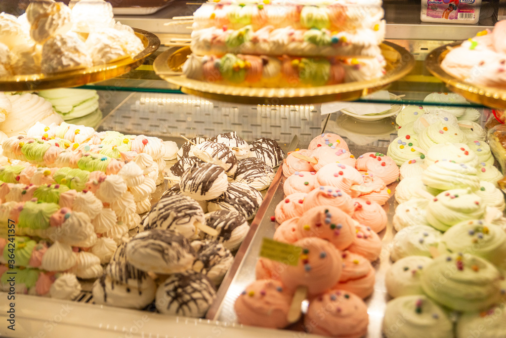wonderful desserts in the pastry shop
