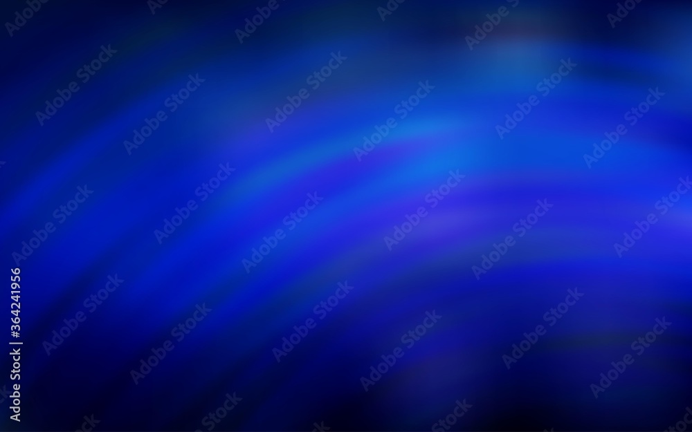 Obraz premium Dark BLUE vector pattern with wry lines. Brand new colorful illustration in simple style. New composition for your brand book.
