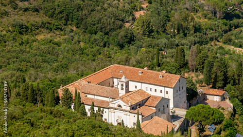 Wallpaper Mural Beautiful aerial view of the Convent of the Presentation in the Temple of the Passionist Fathers on Monte Telegrafo, Grosseto, Italy Torontodigital.ca