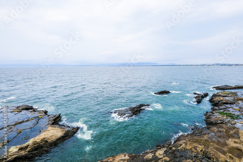 江ノ島の海