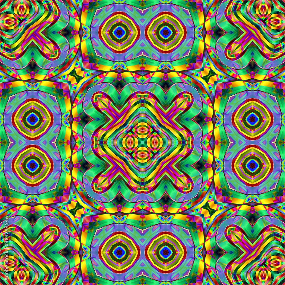 abstract colorful fractal pattern