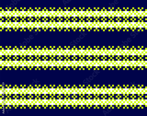 Yellow Christmas fair isle pattern background for fashion textiles, knitwear and graphics