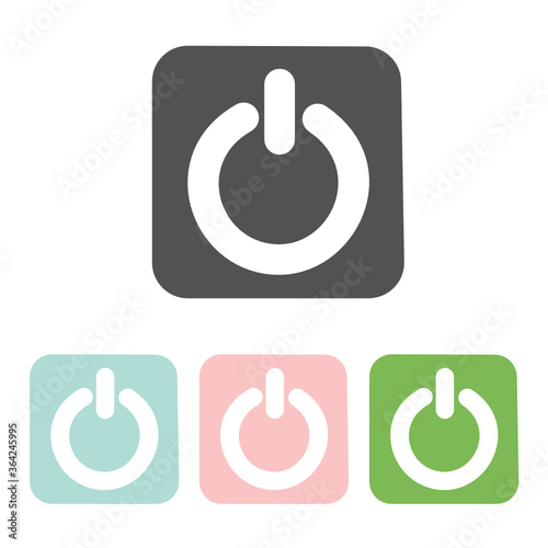 Start icon isolated on white background.
