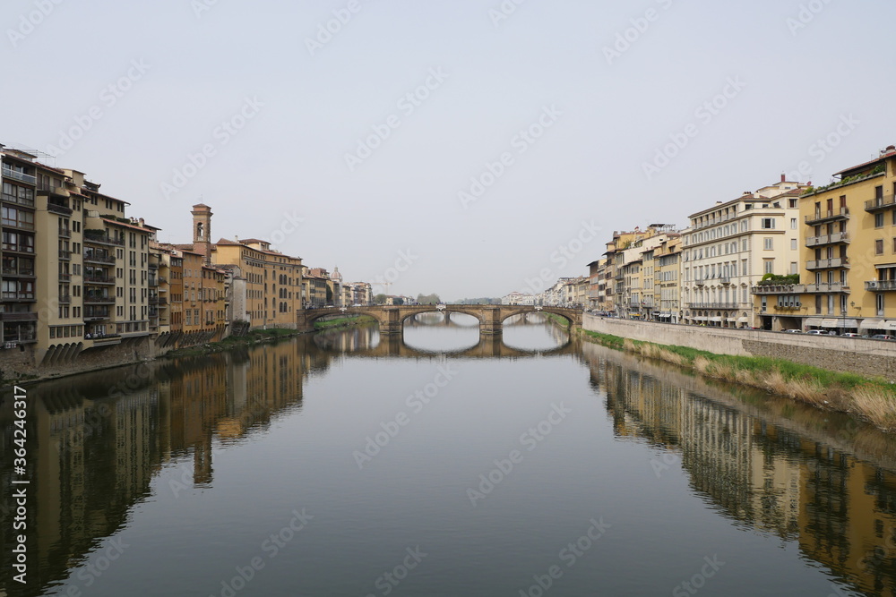 Florence Italie Pont Fleuve Panorama