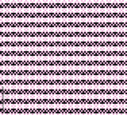 Pink Christmas fair isle pattern background for fashion textiles, knitwear and graphics