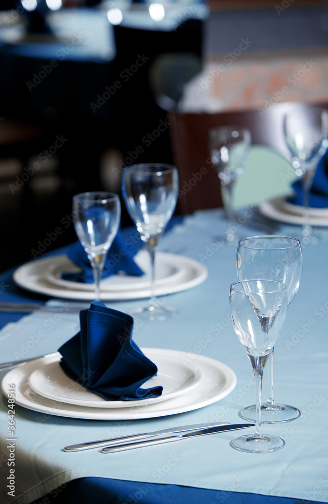table setting for a dinner table setting for a dinner