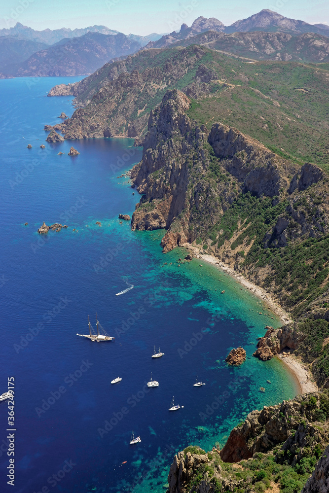 Naklejka premium Corse - Capo Rosso