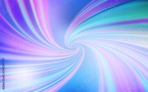 Light Pink, Blue vector pattern with curved lines. A circumflex abstract illustration with gradient. Abstract design for your web site.