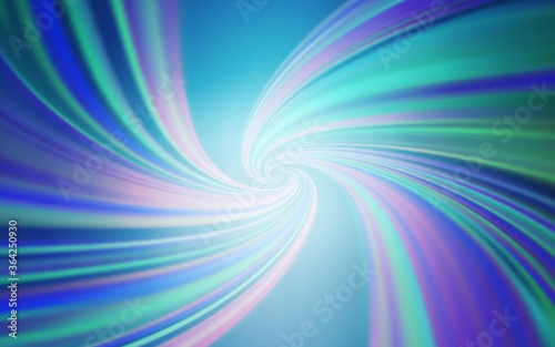 Light BLUE vector backdrop with curved lines. A circumflex abstract illustration with gradient. A completely new template for your design.