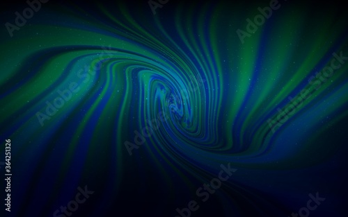 Dark BLUE vector texture with milky way stars. Space stars on blurred abstract background with gradient. Pattern for astrology websites. © smaria2015