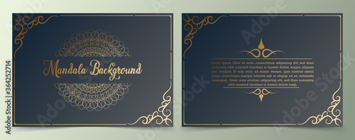 Mandala business card template