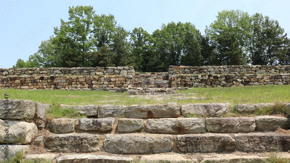 ruins of the ancient city of pompeii