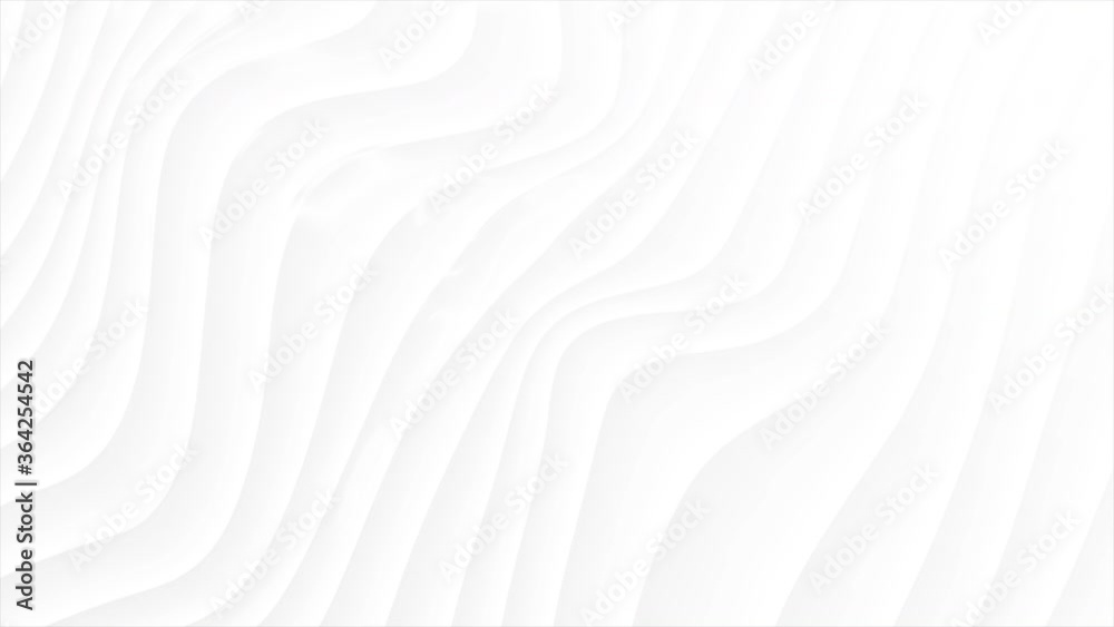 Refracted grey white curved waves abstract elegant motion background. Seamless looping. Video animation Ultra HD 4K 3840x2160 Refracted grey white curved waves abstract elegant motion background. Seamless looping. Video animation Ultra HD 4K 3840x2160
