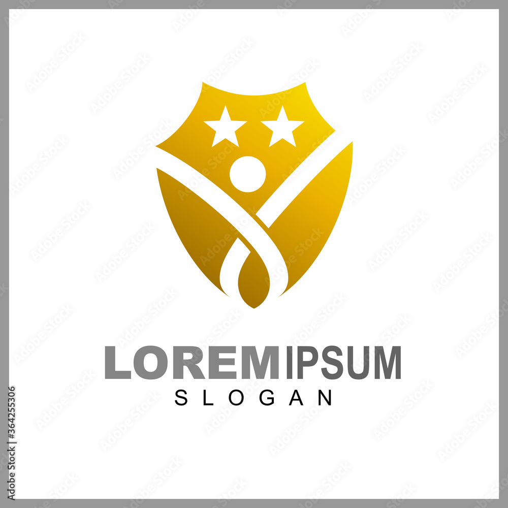 Shield logo with people, Charity icon, Security logo, Shield logo with people, Charity icon, Security logo,