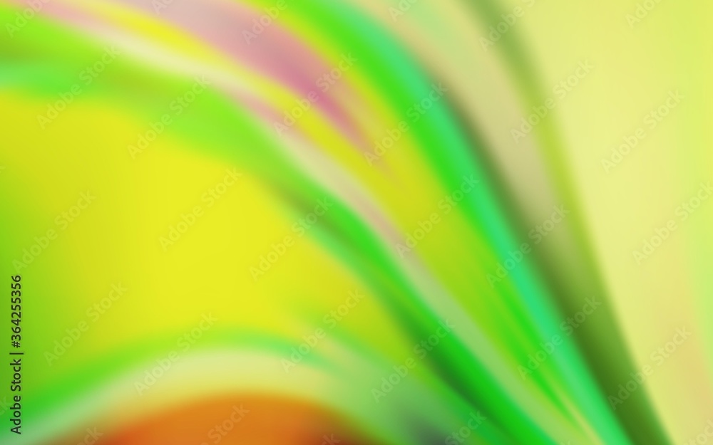 Obraz premium Light Green, Yellow vector colorful abstract background. An elegant bright illustration with gradient. New style design for your brand book.