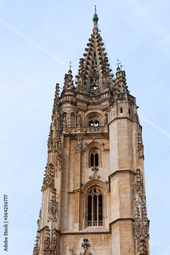 Bell-tower of Cathedral of San Salvador, Oviedo, Spain