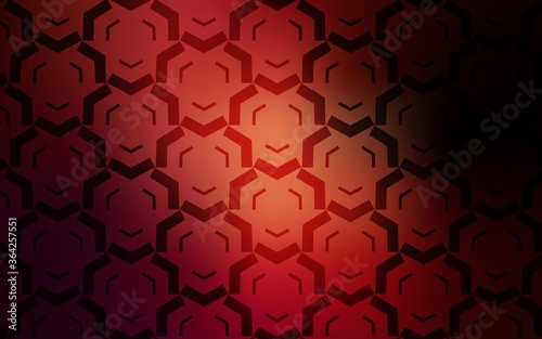 Dark Red vector background with curved lines. Glitter abstract illustration with wry lines. Abstract style for your business design.