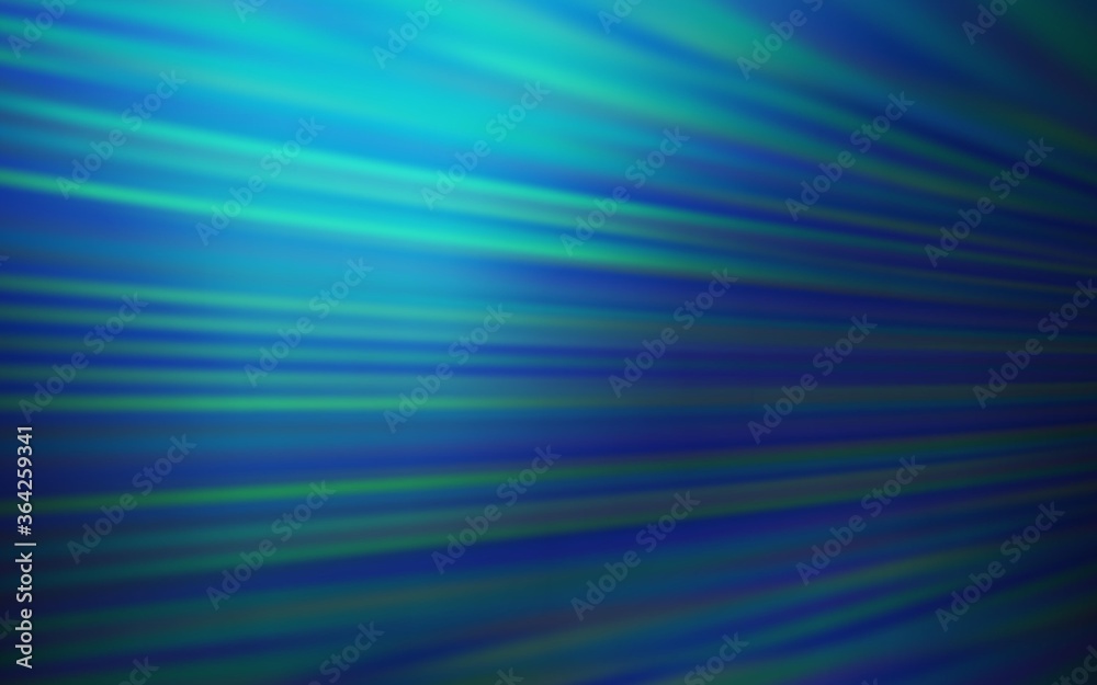 Dark BLUE vector background with stright stripes. Colorful shining illustration with lines on abstract template. Pattern for your busines websites.