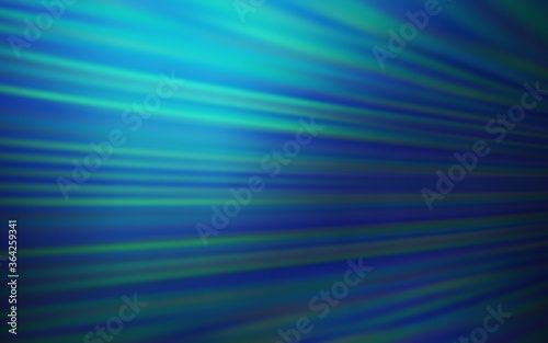 Dark BLUE vector background with stright stripes. Colorful shining illustration with lines on abstract template. Pattern for your busines websites.