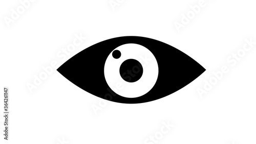 Eyes icon. Vision icon symbol isolated