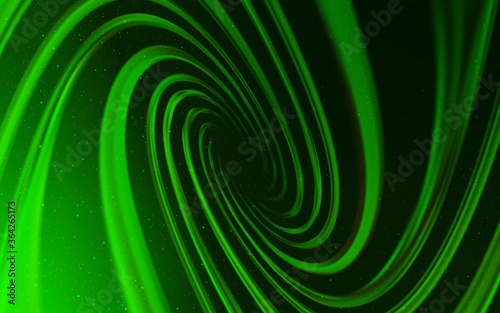 Light Green vector pattern with night sky stars. Shining colored illustration with bright astronomical stars. Pattern for astrology websites.