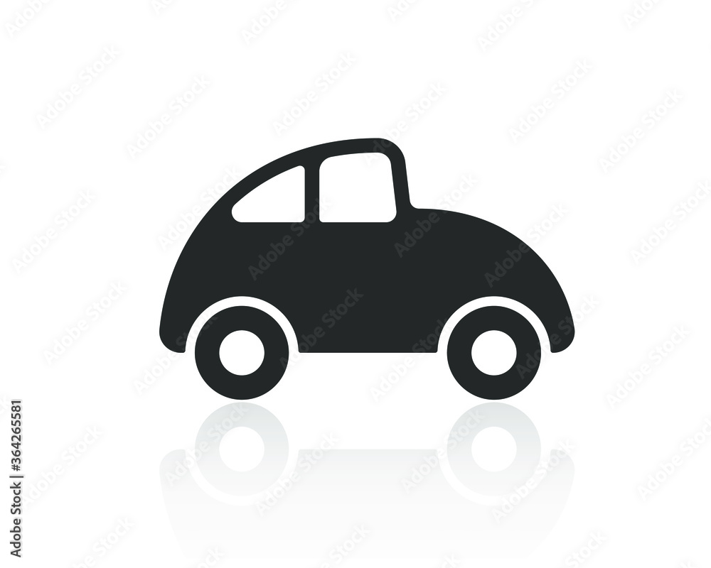 Car icon symbol. Vehicle transport logo sign. Vector illustration image. Isolated on white backgroud.