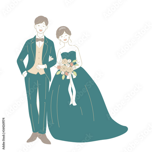 結婚式　新郎新婦