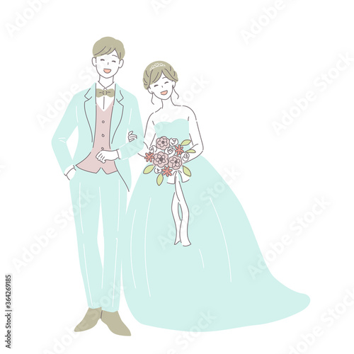 結婚式　新郎新婦