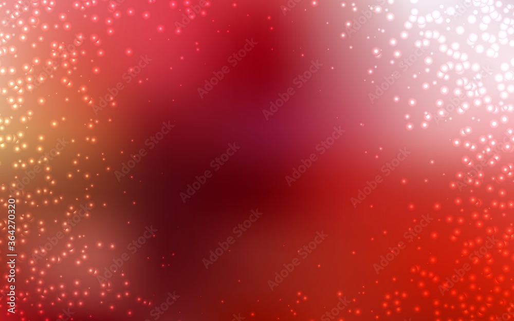 Light Red vector layout with cosmic stars. Shining illustration with sky stars on abstract template. Pattern for astronomy websites.