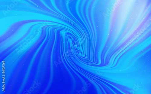 Light BLUE vector texture with milky way stars. Glitter abstract illustration with colorful cosmic stars. Template for cosmic backgrounds.