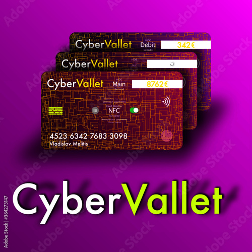 Cyber vallet illustration photo