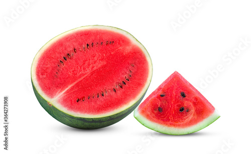 watermelon on white background