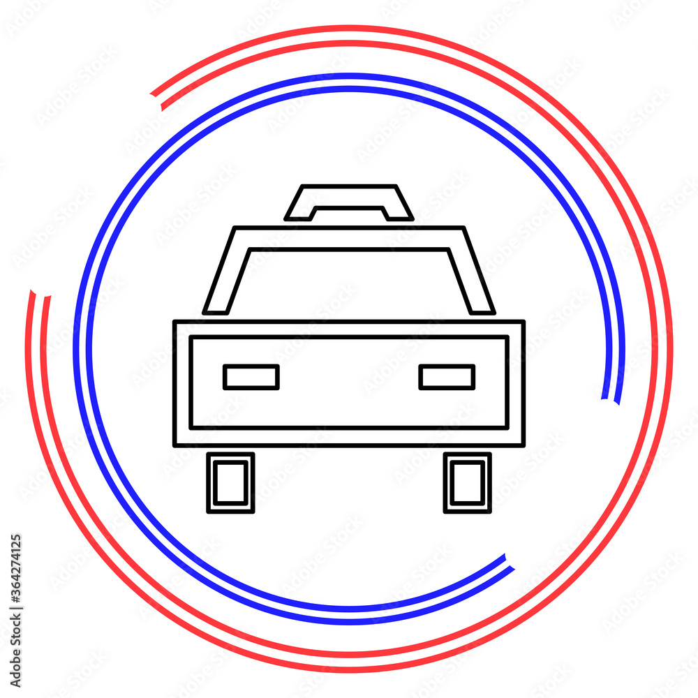Taxi vector icon Taxi vector icon