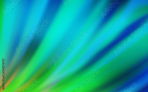 Light Blue, Green vector blurred pattern. Colorful illustration in abstract style with gradient. New style for your business design.