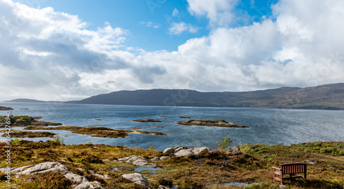Plockton Coastline near the Isle of Skye, Scotland.