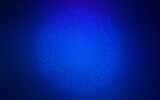 Dark BLUE vector layout with cosmic stars. Space stars on blurred abstract background with gradient. Pattern for astrology websites.