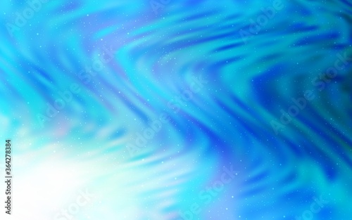 Light BLUE vector background with galaxy stars. Modern abstract illustration with Big Dipper stars. Smart design for your business advert.