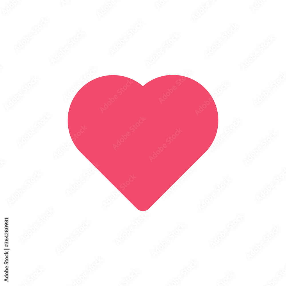 Love button icon vector for social media. Love icon Vector illustration design template. Love icon or button for video channel, blog, social media concept and background banner Love button icon vector for social media. Love icon Vector illustration design template. Love icon or button for video channel, blog, social media concept and background banner