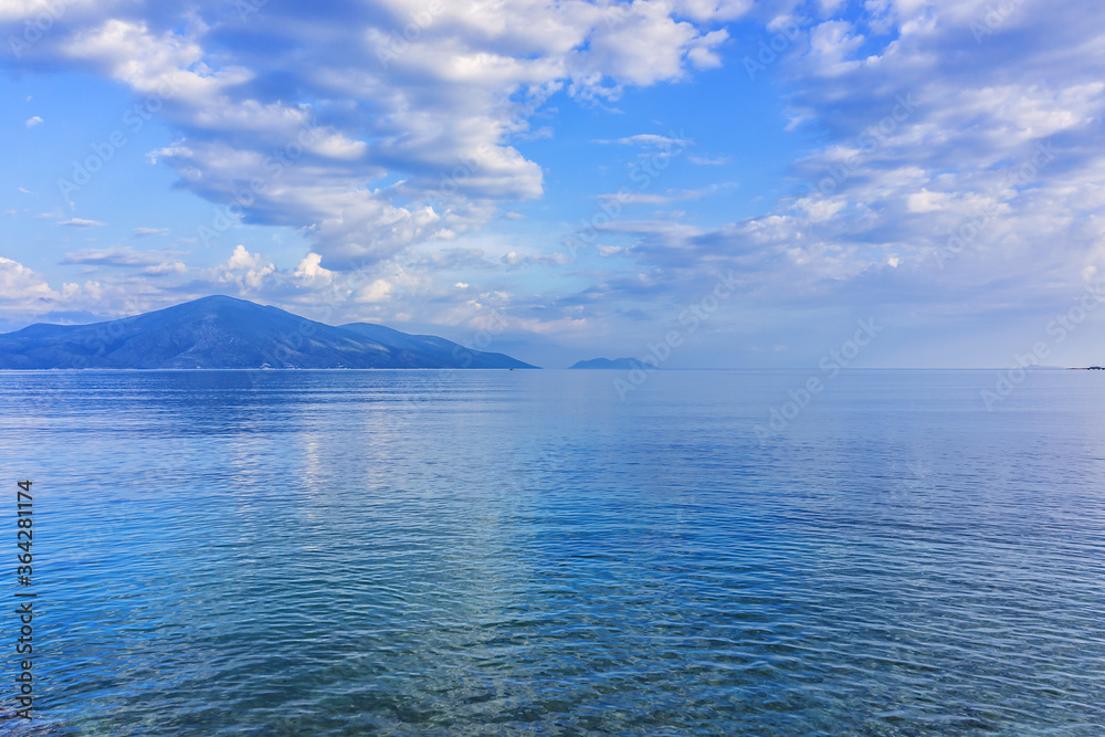 Picturesque view of Adriatic Sea in Albania. Picturesque view of Adriatic Sea in Albania.