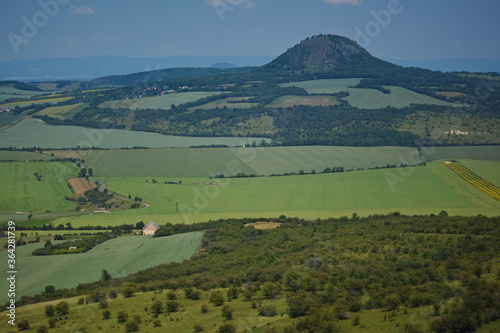 Rana mountain close town Louny, best paragliding place in the Czech republic