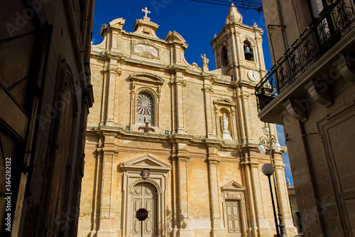 Parish Church of St. Catherine at Iz-Zejtun at Malta photo