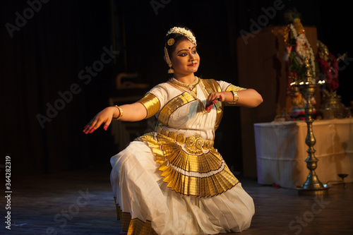 A beautiful mohiniyattam dancer photo