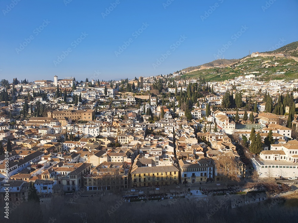 Fototapeta premium panoramic view of Granada Spain