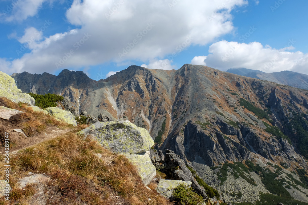 Great Cold Valley in Vysoke Tatry (High Tatras), Slovakia. The Great Cold Valley is 7 km long valley, very attractive for tourists Great Cold Valley in Vysoke Tatry (High Tatras), Slovakia. The Great Cold Valley is 7 km long valley, very attractive for tourists