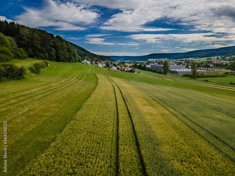 Landwirtschaft in süd Deutschland