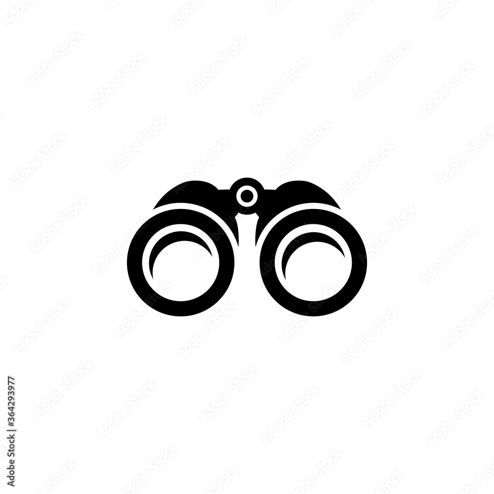 Binocular icon. Zoom symbol. Vector on isolated white background. EPS 10 Binocular icon. Zoom symbol. Vector on isolated white background. EPS 10