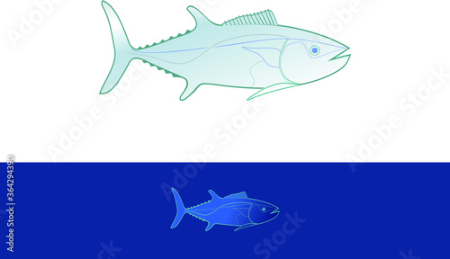 Illustration of Dogtooth Tuna