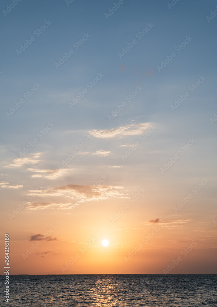 sunset over the sea vertical sunset over the sea vertical